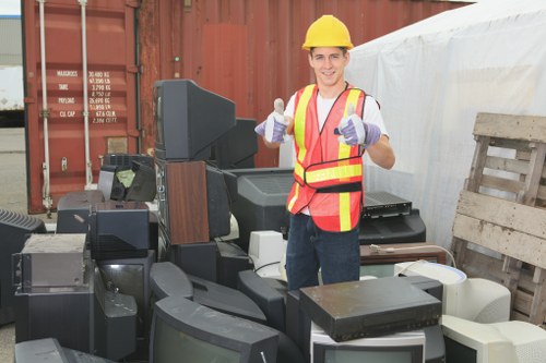 House clearance team working in Cobham